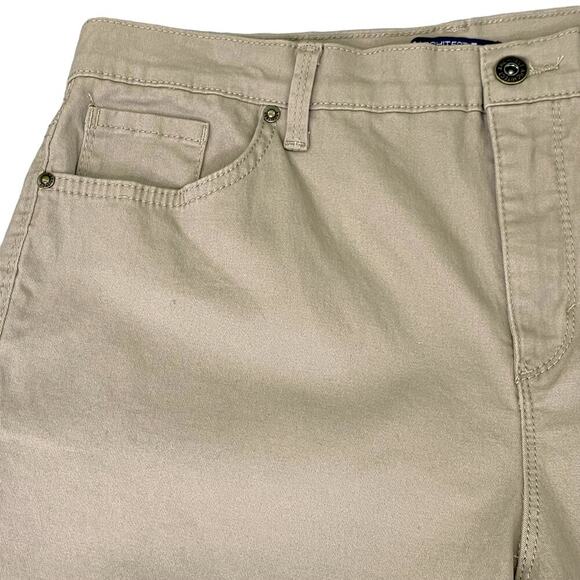 Architect Petite Classic Straight High Rise Khaki Jeans Stretchy Women Size 16P - Picture 5 of 13